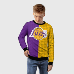 Детский свитшот 3D Lakers 1 - фото 2