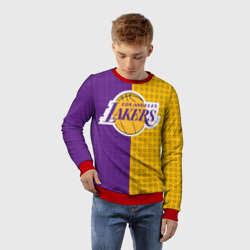 Детский свитшот 3D Lakers 1 - фото 2