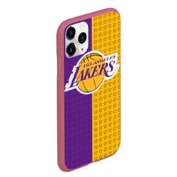 Чехол для iPhone 11 Pro Max матовый Lakers 1 - фото 2