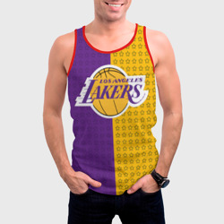 Мужская майка 3D Lakers 1 - фото 2