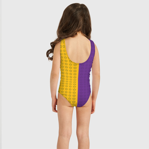 Детский купальник 3D Lakers 1, цвет 3D печать - фото 4