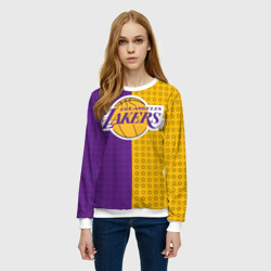 Женский свитшот 3D Lakers 1 - фото 2