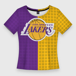 Женская футболка 3D Slim Lakers 1