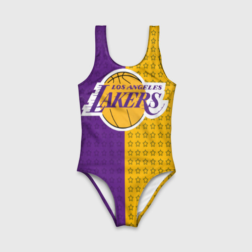 Детский купальник 3D Lakers 1, цвет 3D печать