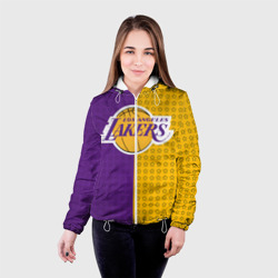 Женская куртка 3D Lakers 1 - фото 2