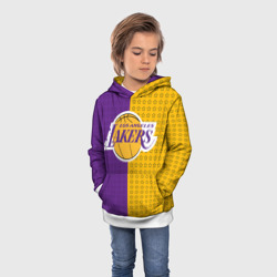 Детская толстовка 3D Lakers 1 - фото 2