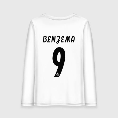 Женский лонгслив хлопок Benzema Real, цвет белый - фото 2