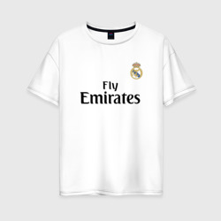 Benzema Real – Женская футболка хлопок Oversize с принтом купить со скидкой в -16%