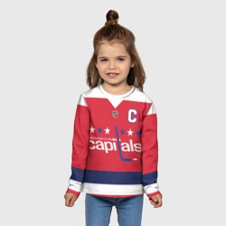 Детский лонгслив 3D Александр Овечкин - фото 2