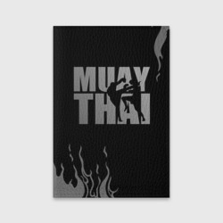 Обложка для паспорта матовая кожа Muay Thai