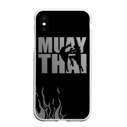 Чехол для iPhone XS Max матовый Muay Thai