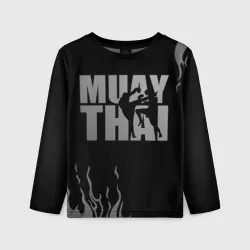 Детский лонгслив 3D Muay Thai