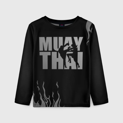Детский лонгслив 3D Muay Thai