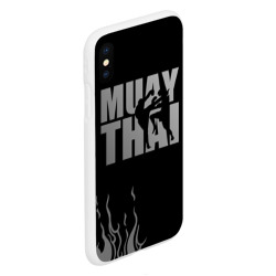 Чехол для iPhone XS Max матовый Muay Thai - фото 2