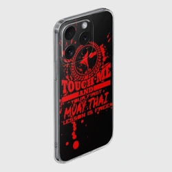 Чехол для iPhone 15 Pro силиконовый с защитой камеры Muay Thai - фото 2