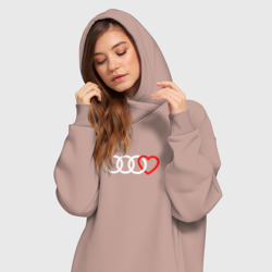 Платье-худи хлопок Audi - фото 2