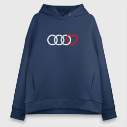 Женское худи Oversize хлопок Audi