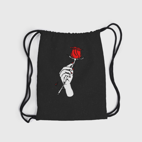 Рюкзак-мешок 3D Lil Peep Rose - фото 6