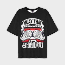 Мужская футболка oversize 3D Muay Thai