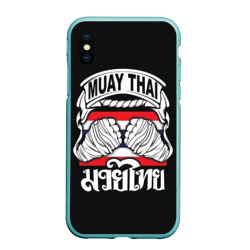 Чехол для iPhone XS Max матовый Muay Thai