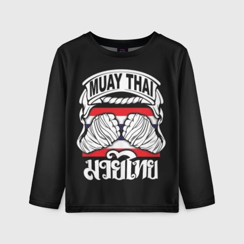 Детский лонгслив 3D Muay Thai