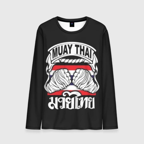 Мужской лонгслив 3D Muay Thai
