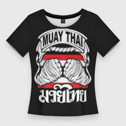 Женская футболка 3D Slim Muay Thai