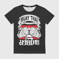 Женская футболка 3D Muay Thai