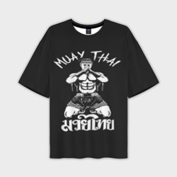 Мужская футболка oversize 3D Muay Thai