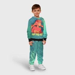 Детский костюм с толстовкой 3D Мир! Труд! Май! Ульяна! - фото 2