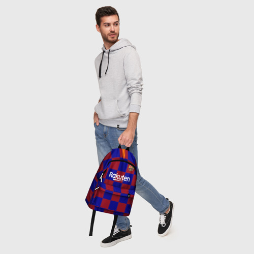 Рюкзак 3D с принтом Barcelona Messi, фото #5