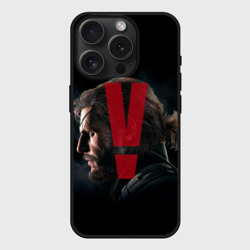 Чехол силиконовый для Apple iPhone 15 Pro матовый Metal gear solid 5