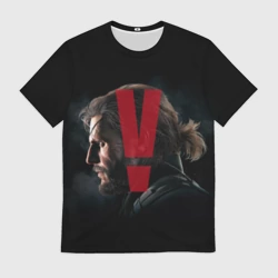 Мужская футболка 3D Metal gear solid 5