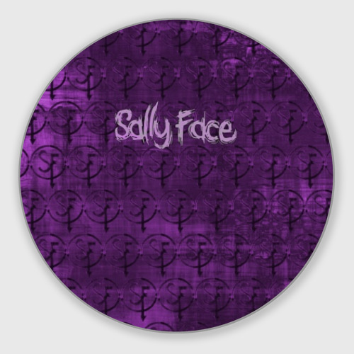 Круглый коврик для мышки SALLY FACE.