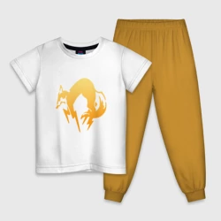 Детская пижама с белой футболкой Metal gear solid FOX