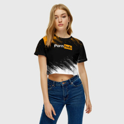 Женская футболка Crop-top 3D Порно 1 - фото 2