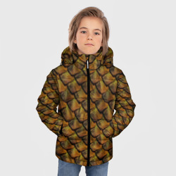 Зимняя куртка для мальчиков 3D Чешуя динозавра - фото 2