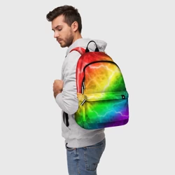 Рюкзак 3D Rainbow thunder радужные молнии - фото 2