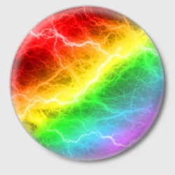 Значок Rainbow thunder радужные молнии