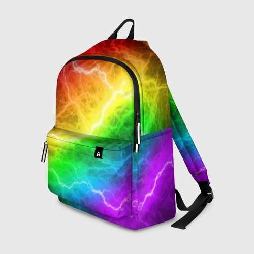 Рюкзак 3D Rainbow thunder радужные молнии