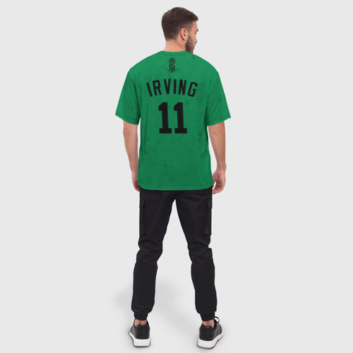 Мужская футболка oversize 3D Кайри Ирвинг 11, цвет 3D печать - фото 4