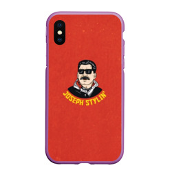 Чехол для iPhone XS Max матовый Иосиф Сталин