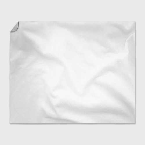 Плед 3D Черный логотип Хвост Феи на белом, цвет 3D (велсофт) - фото 4