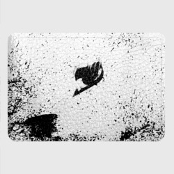 Картхолдер с принтом Черный логотип Хвост Феи на белом - фото 2