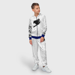 Детский костюм 3D Черный логотип Хвост Феи на белом - фото 2