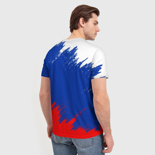 Мужская футболка 3D Russia sport, цвет 3D печать - фото 4