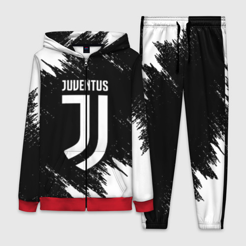 Женский костюм 3D Juventus sport, цвет красный