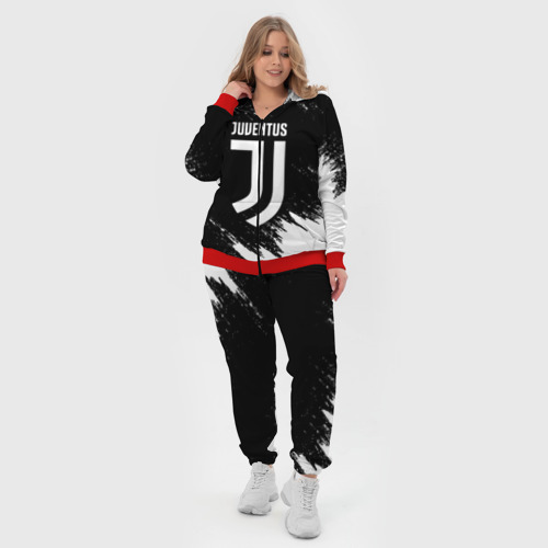 Женский костюм 3D Juventus sport, цвет красный - фото 5