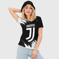 Женская футболка 3D Slim Juventus sport - фото 2