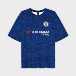 Мужская футболка oversize 3D Chelsea home 19-20